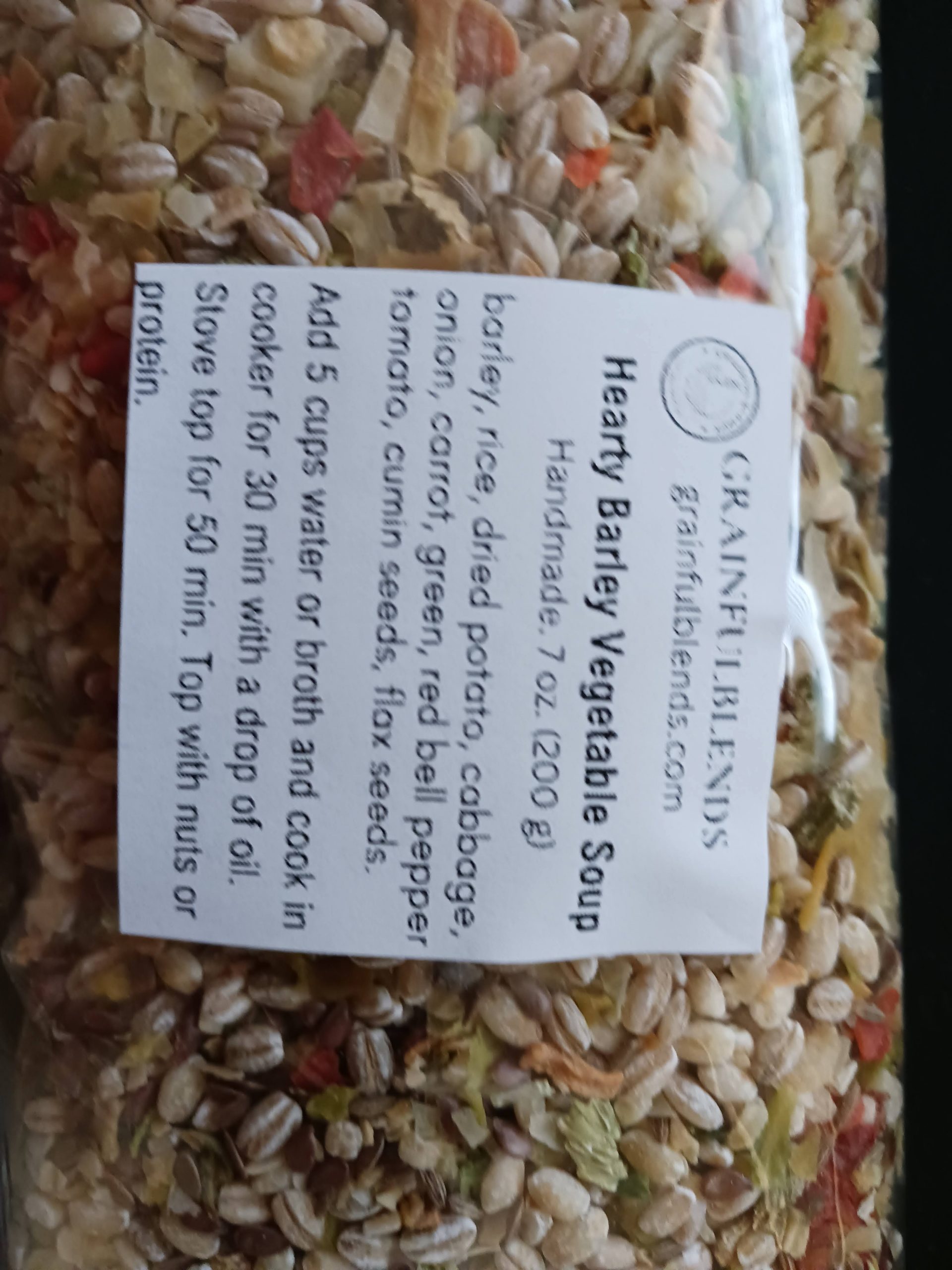 Hearty Barley Vegetable Soup