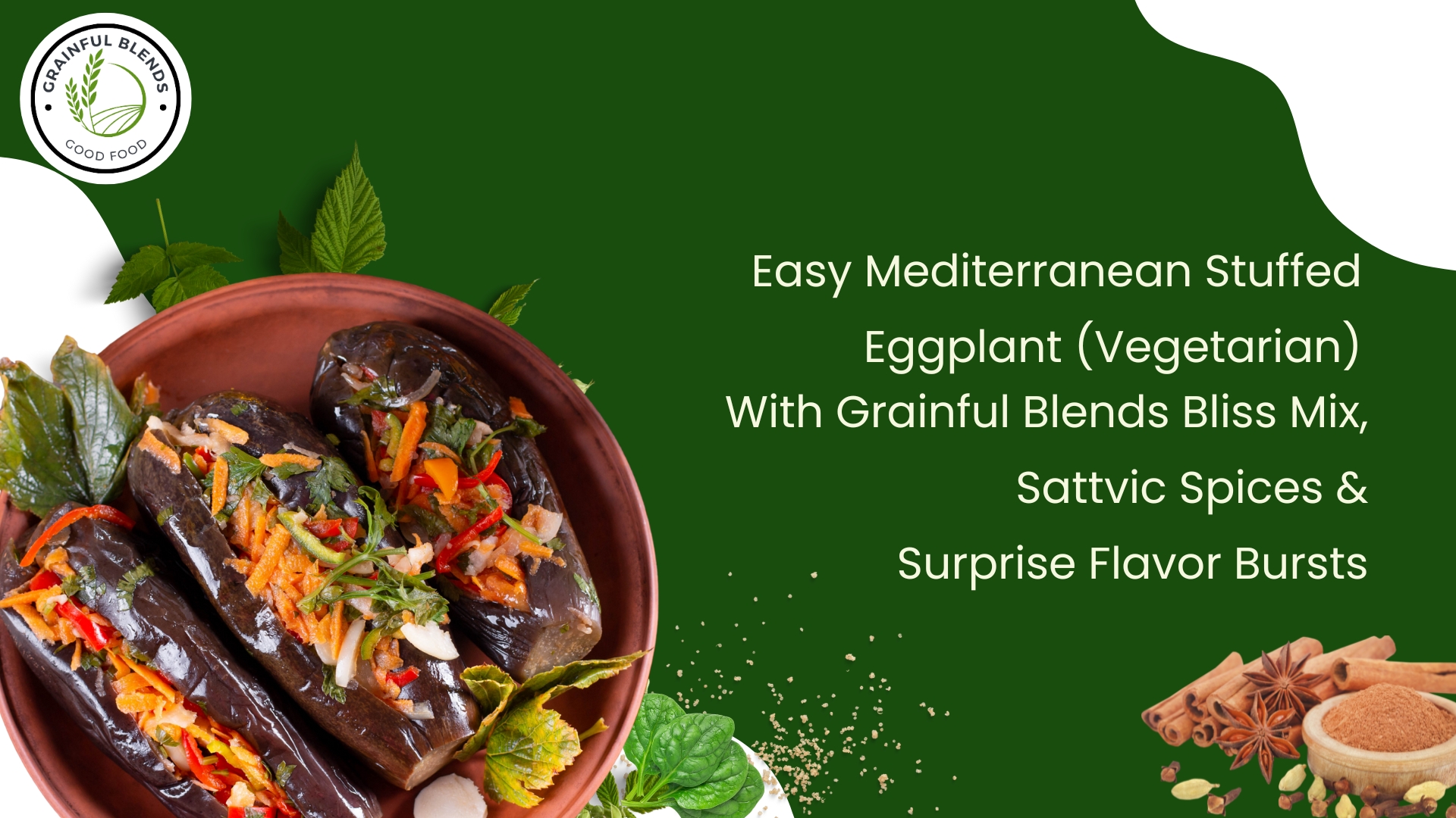 Read more about the article Easy Mediterranean Stuffed Eggplant (Vegetarian)