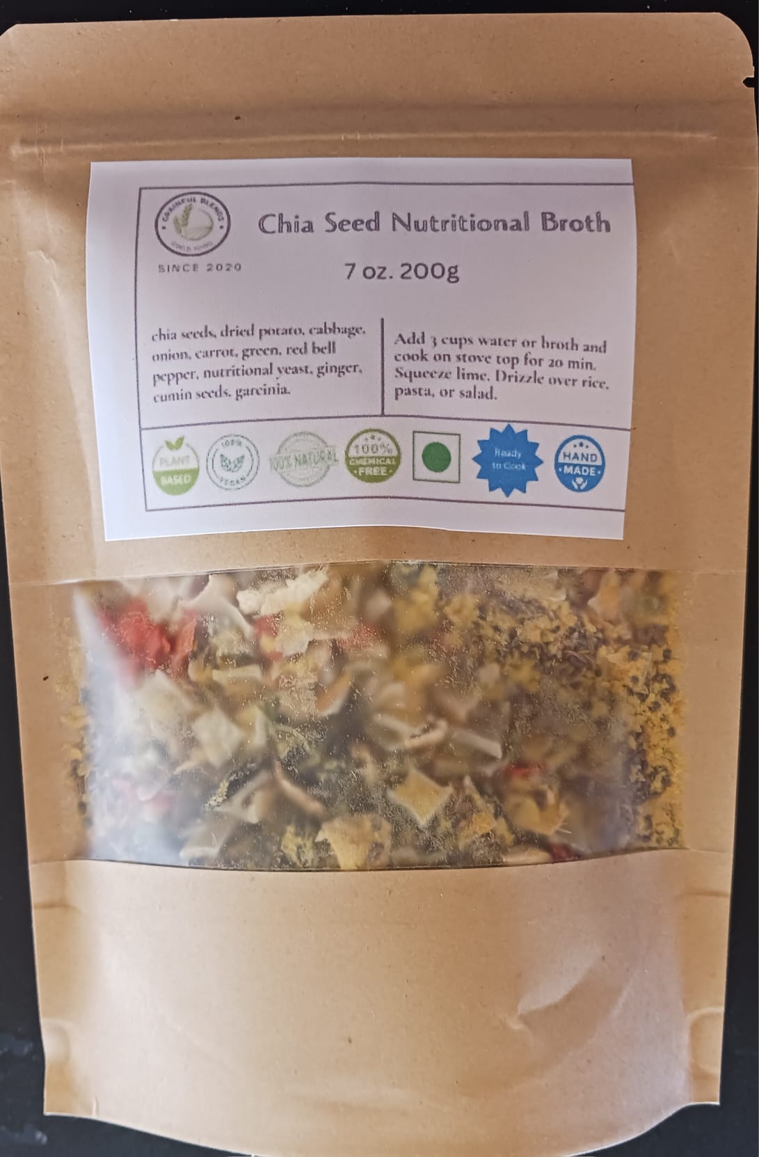 Chia Seeds Nutritional Broth